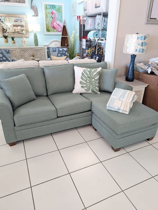 Chaise Lounge Sofa....You can change which side you want the chaise on that works for you!!! 😍😍